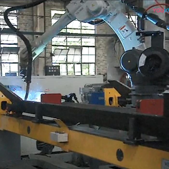 雙工位焊接機器人工作站